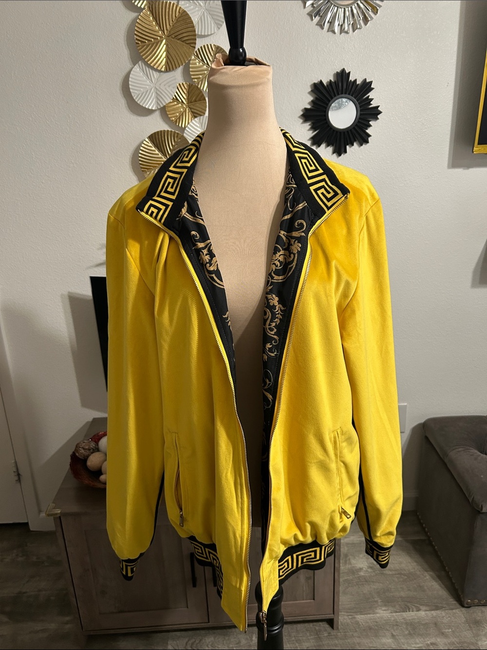 DESIGNER  Zip-Front Jacket with Decorative Trim